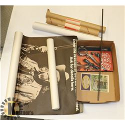 BOX OF ASSORTED WINCHESTER CALENDARS AND OTHER