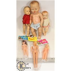 VINTAGE SET OF 3 DOLLS 1950'S RELIABLE