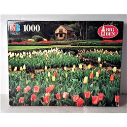 FACTORY SEALED 1000 PCE FIELD OF TULIPS PUZZLE.
