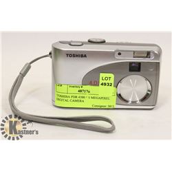 TOSHIBA PDR 4300 4.0 MEGAPIXEL DIGITAL CAMERA