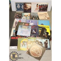 BOX OF LP RECORDS INCLUDING: SIMON AND GARFUNKEL,