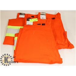 THREE PAIRS OF BIG BILL FR WORK PANTS