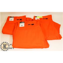 THREE PAIRS OF BIG BILL FR WORK PANTS