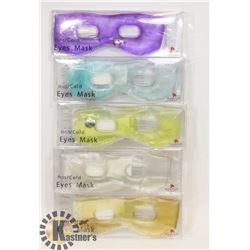 LOT OF 5 HOT/COLD EYE MASKS