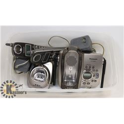 CLEAR BIN W/PANASONIC RECHARGEABLE