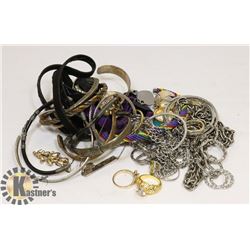 ASSORTMENT OF COSTUME JEWELRY.
