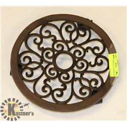 CAST IRON METAL LAZY SUSAN FOR A PATIO
