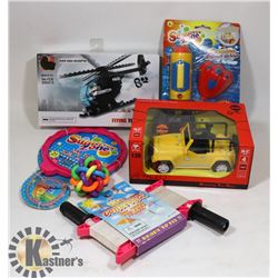 FLAT OF ASSORTED KIDS TOYS