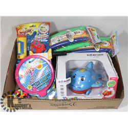 FLAT OF ASSORTED TOYS