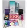 Image 1 : FLAT OF ASSORTED BEAUTY SUPPLIES