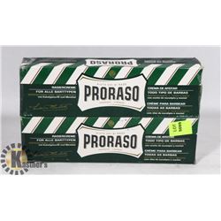 BUNDLE OF PRORASO SHAVE CREAM