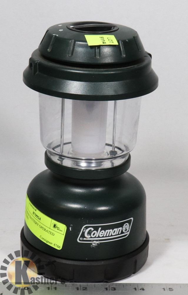 COLEMAN BATTERY OPERATED LANTERN