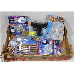 FLAT OF KIDS GUN TYPE TOYS