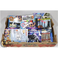 FLAT OF KIDS GUN TYPE TOYS