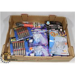 FLAT OF KIDS GUN TYPE TOYS