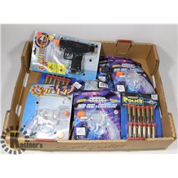 FLAT OF KIDS GUN TYPE TOYS