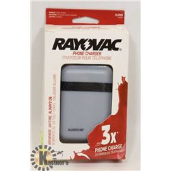 RAYOVAC 6000 MAH POWER BANKS / PHONE CHARGERS