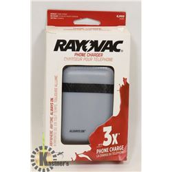 RAYOVAC 6000 MAH POWER BANKS / PHONE CHARGERS
