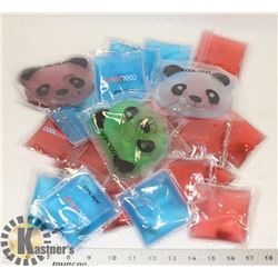 BOX OF PANDA FACE COOL/ HEAT PADS