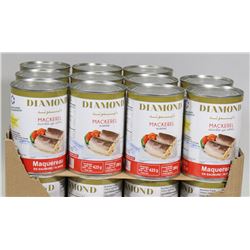 CASE OF DIAMOND BRAND MACKEREL IN BRINE