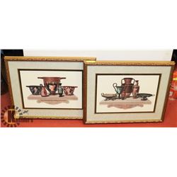 2 ARTWORK ENGRAVED BY HENRY MOSES 29 X 22