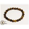 Image 1 : #151- TIGER EYE BEAD BRACELET/ 8mm/ 7.5"