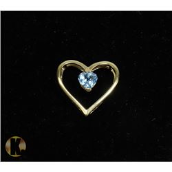 #40-SKY BLUE TOPAZ PENDANT