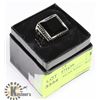 Image 1 : BLACK STONE MENS RING - SIZE 8.5