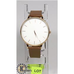 NEW ALDO WATCH BROWN N COPPER