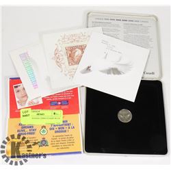 STAMP, CANADA (2000) STAMP WITH COIN