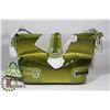 Image 1 : NEW GREEN PRINCESS FLORENCE SNAKE SKIN BAG
