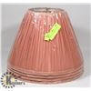 Image 1 : NEW SET OF 4 LAMP SHADES 9" H