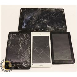 LOT OF SURFACE PRO,SAMSUNG,ACER,SCREEN DAMAGED