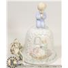 Image 1 : VINTAGE PORCELAIN PRAYING CHILD LAMP