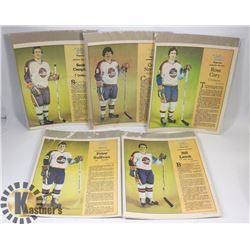FLAT OF TRIB MAGAZINE PLAYER CUTOUTS