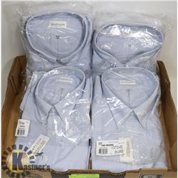 FOUR MENS DRESS SHIRTS