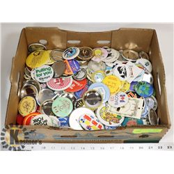 FLAT OF ASSORTED BUTTONS