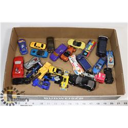 FLAT OF COLLECTIBLES CARS, MOST HOT WHEELS