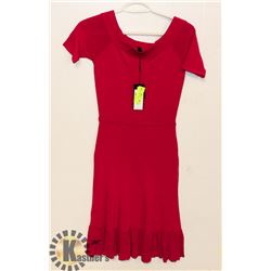 WOMEN DRESS SIZE (M) ROSE COLOUR