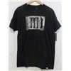 Image 1 : NIXON BLACK MENS GRAPHIC TSHIRT SIZE MEDIUM