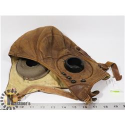 WW2 RCAF CANADIAN FORCES LEATHER FLYING HELMET