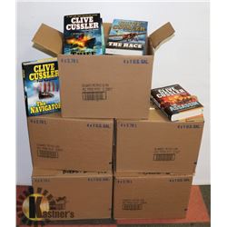 CLIVE CUSSLER BOOKS- HARDCOVER/PAPER BACK- 5