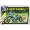 Image 1 : ITALERI U.S. WW 2 MOTORCYCLE MODEL KIT