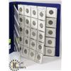 Image 1 : CANADIAN COIN COLLECTION (IN BINDER)- 120 QUARTERS