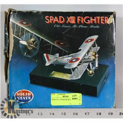 SPAD X111 FIGHTER BI-PLANE RADIO