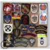 Image 1 : MILITARY PATCHES- LOT OF 23
