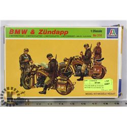 ITALERI BMW & ZUNDAPP 2 MOTORCYCLES MODEL KIT