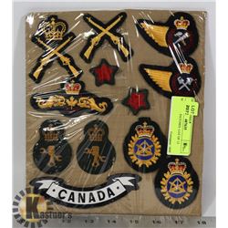 MILITARY PATCHES- LOT OF 12