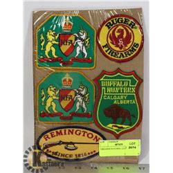 FIREARM PATCHES- LOT OF 5