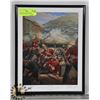 Image 1 : WOUNDED LIMITED EDITION MILITARY THEMED FRAMED PRI